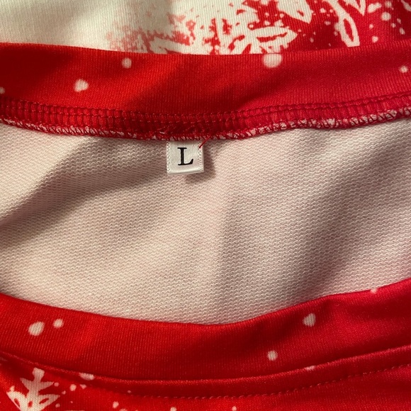 Christmas Pullover Top Size L - Picture 8 of 13
